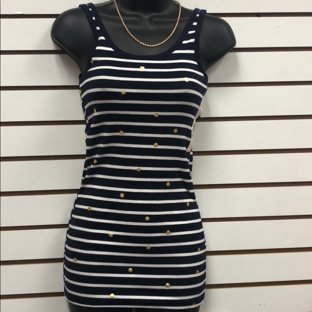 A.n.d e a w y shirt with stripes size small new